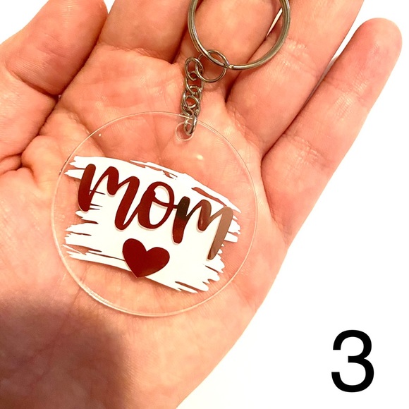 Acrylic Mom Keychains - Picture 3 of 4